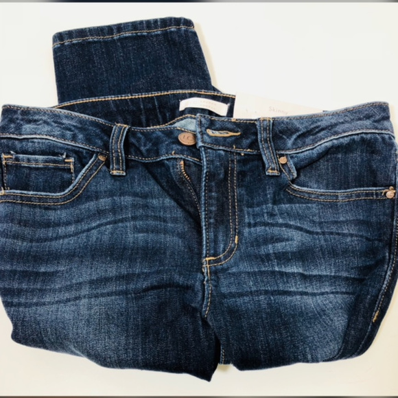 SOLD LC Lauren Conrad Skinny Jeans Dark Wash Sz 8 - Picture 6 of 8